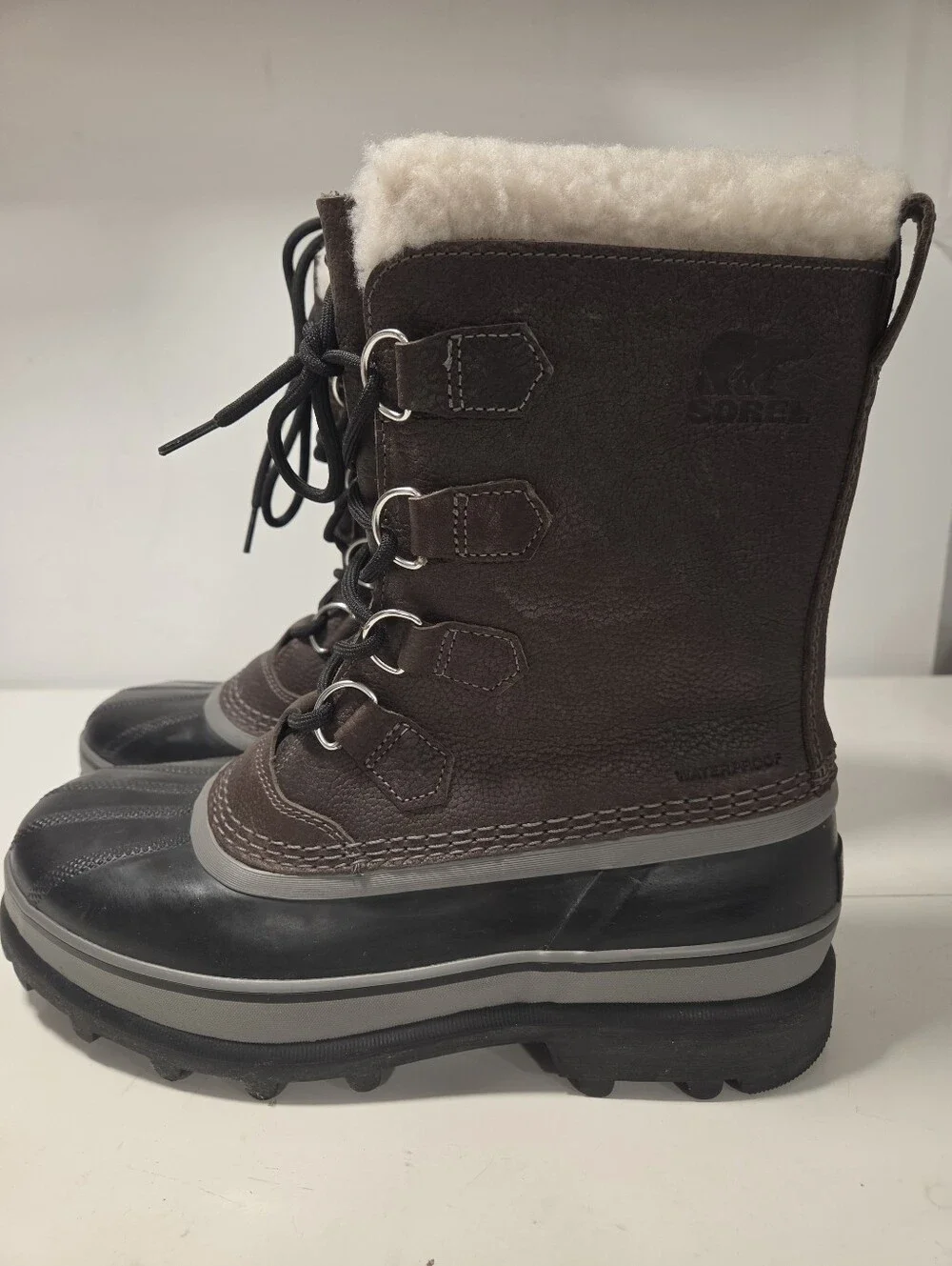 Sorel Men's Caribou Wool Boot 1308781 Size 9 New